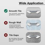 12-Inch Suction Cup Shower Grab Bar for Safety