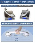 2-Pack Suction Cup Grab Bars for Showers