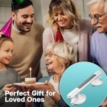 12-Inch Suction Cup Shower Grab Bar for Safety