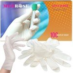 MedRose Medium Powder-Free Latex Gloves - 100 Pack