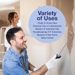 MedRose Medium Powder-Free Latex Gloves - 100 Pack