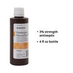 McKesson 3% Hydrogen Peroxide Antiseptic 4oz Bottle