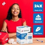 Dealmed Sterile Abdominal Combine Pads, 8x10 in, 24/Box