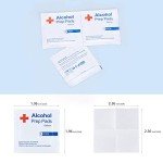 Alcohol Prep Pads, 75% Alcohol, 100 Individually Wrapped