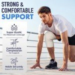 LotFancy 6" Elastic Compression Bandage Wraps - 4 Pack