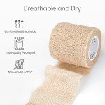 Self-Adhesive Athletic Bandage Wrap - 12 Pack