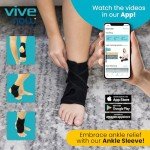 Vive Elastic Knee Wrap - Compression Support Bandage