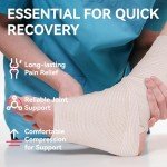 Pamiou 6" Elastic Compression Bandage Wrap - 2 Pack