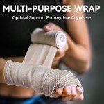 Pamiou 6" Elastic Compression Bandage Wrap - 2 Pack