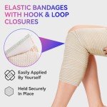 Pamiou 6" Elastic Compression Bandage Wrap - 2 Pack
