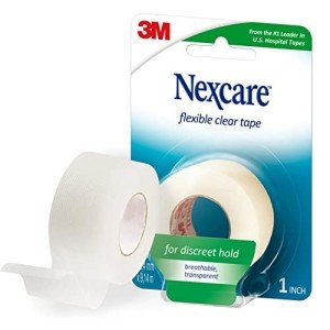 Nexcare Waterproof Flexible Clear Medical Tape - 1" x 10 Yds