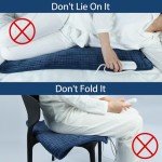 Comfytemp Heating Pad for Back Pain Relief - FSA HSA Eligible Extra Large Heating Pad XXL, Birthday Gifts for Women Men Mom Wife, 17''x 33'' King Size Electric Heating Pad for Period Cramps (Blue)