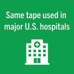 Nexcare Waterproof Flexible Clear Medical Tape - 1" x 10 Yds