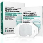 Large Waterproof Transparent Film Dressing - 100 Pack