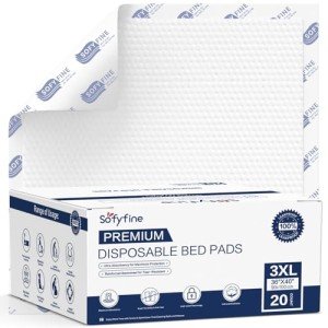 SofyFine Heavy Duty Disposable Incontinence Bed Pads
