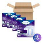 TENA ProSkin Overnight Adult Incontinence Briefs - Medium