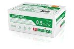 Elimedical U-100 Veterinary Insulin Syringes - 100 Pack