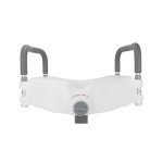 Vaunn Elevated Toilet Seat with Padded Grab Bars