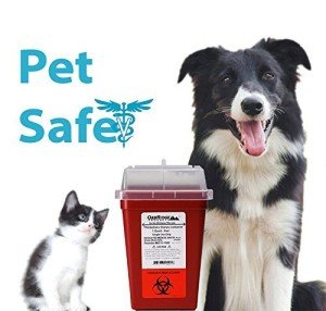 Diabetic Pet Syringe Disposal Container - 3 Pack