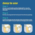 Reusable Catheter Leg Bag Holder Sleeve for Incontinence