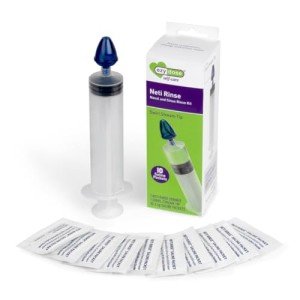 EZY DOSE Nasal Irrigation Syringe with Saline Packets