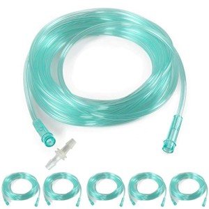 5 Pack Premium Crush-Resistant Oxygen Tubing 16.4 ft