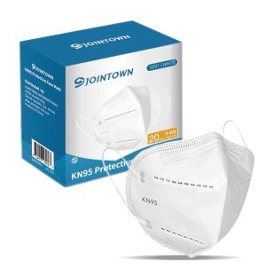 KN95 White Face Masks with Earloops - Box of 20