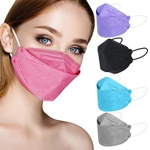 KN95 Disposable Colored Face Masks - 20 Pack