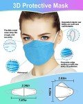 KN95 Disposable Colored Face Masks - 20 Pack