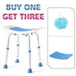 DualEco FSA/HSA Eligible Shower Chair with Loofah