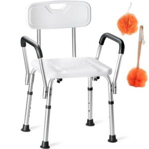 3-Piece Shower Chair Set for Elderly Care