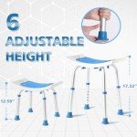 DualEco FSA/HSA Eligible Shower Chair with Loofah