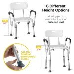 3-Piece Shower Chair Set for Elderly Care