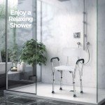 3-Piece Shower Chair Set for Elderly Care