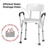 3-Piece Shower Chair Set for Elderly Care