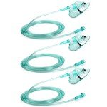 Kids Oxygen Face Mask with Tube & Strap - 3 Pack