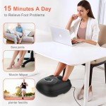CuPiLo Foot Massager with Heat, FSA HSA Eligible Shiatsu Foot Massager Machine for Plantar Fasciitis, Adjustable Vibration & Pressure for Neuropathy Pain, Women Men Gifts, Fits Up to 12"