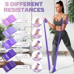 5-Piece Resistance Bands Set for Fitness Training
