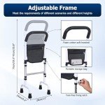 Stand Assist Rail for Seniors and Limited Mobility