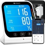 Etekcity Smart High Blood Pressure Monitor for Home Use, FSA HSA Store Eligible Items, Cuff for Standard to Large Arms, Accurate Bluetooth BP Machine with Data Storage, Home Medical Diagnostic Kit