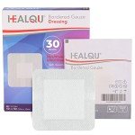 HEALQU 4"x4" Bordered Sterile Gauze Pads, 30 Count