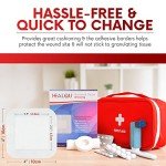 HEALQU 4"x4" Bordered Sterile Gauze Pads, 30 Count