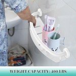 Stainless Steel 18-Inch Safety Grab Bar with Shelf