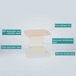 Dimora Waterproof Silicone Foam Dressing 6"x6" 10 Pack