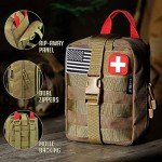 250-Piece Survival First Aid Kit with Molle Pouch