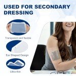 Ceeport Waterproof Transparent Film Dressing, 20 Packs