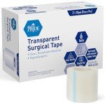 Transparent Medical Tape - 2" x 10 Yds, 6 Pack