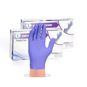 SafeWay 400-Count Powder-Free Nitrile Gloves