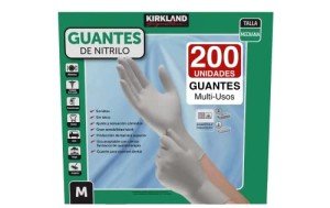 Kirkland Signature Medium Nitrile Gloves, 200 Count