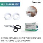 Careland Sterile Gauze Rolls with Medical Tape & Scissors
